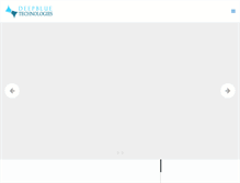Tablet Screenshot of deepbluetechnologies.net